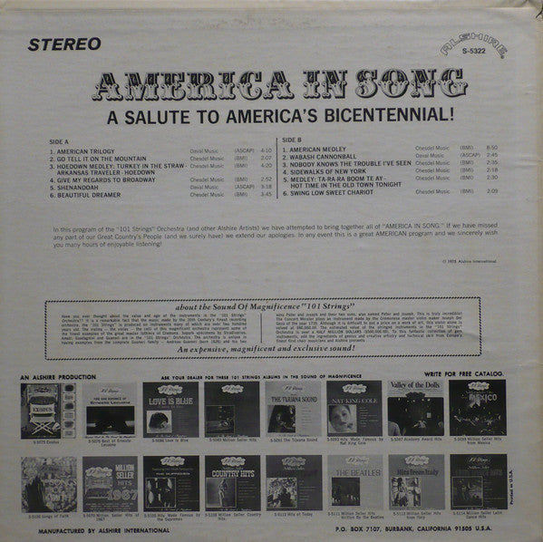 America In Song | Near Mint (NM) Near Mint (NM)