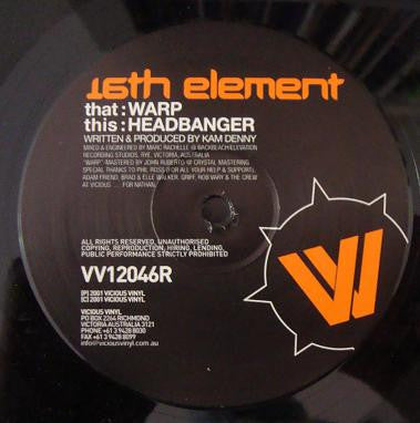 Warp / Headbanger | Very Good Plus (VG+) Generic