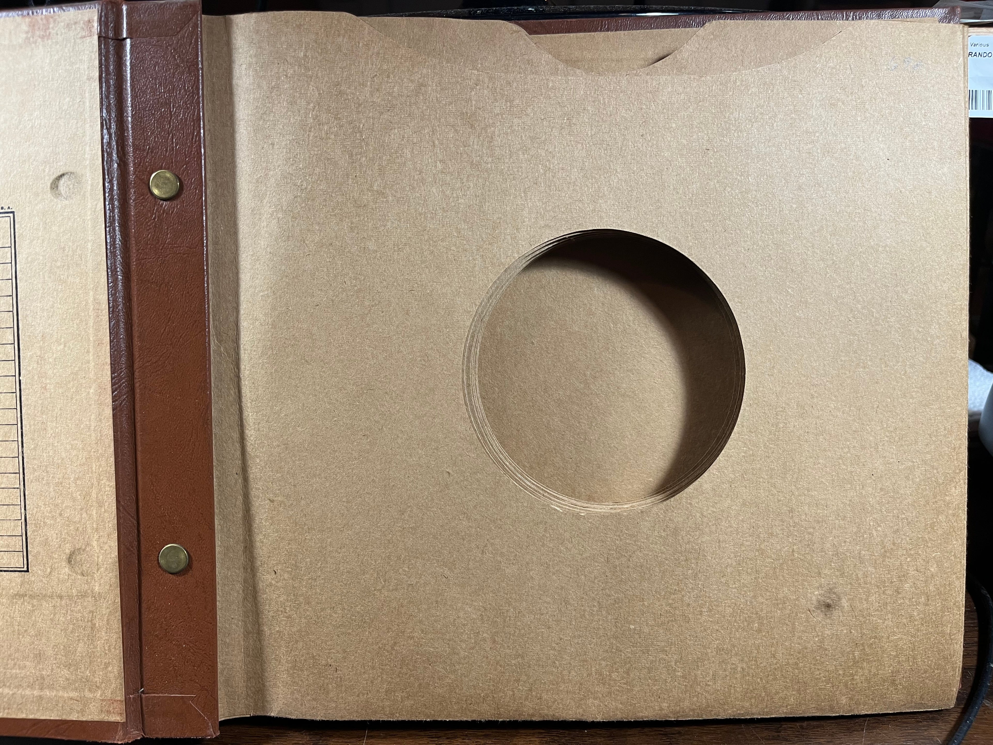 STORAGE - *78RPM BOOK / 10 POCKETS* | Excellent (EX)