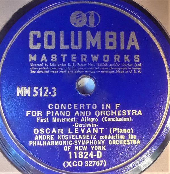 Concerto In F | Very Good Plus (VG+) Very Good (VG)