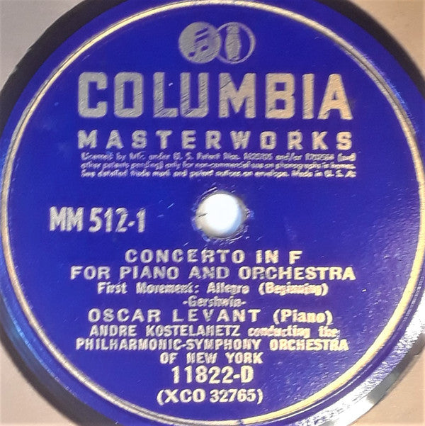 Concerto In F | Very Good Plus (VG+) Very Good (VG)