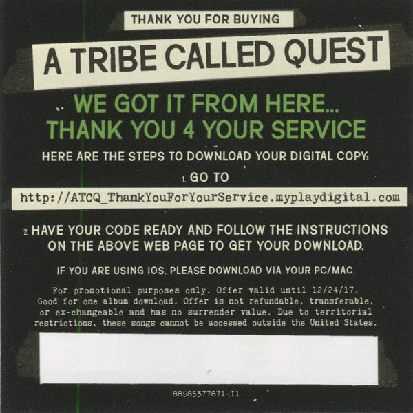 We Got It From Here…Thank You 4 Your Service | Mint (M) Mint (M)