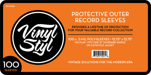 Vinyl Styl - Protective Outer Record Sleeves - 100 Count |