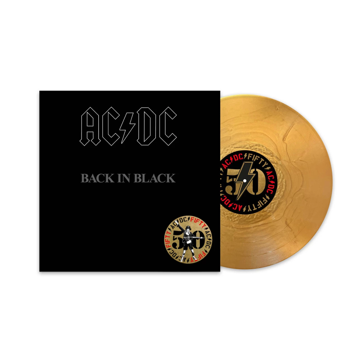 AC/DC - Back In Black (50th Anniversary Edition, Gold Color Vinyl) |