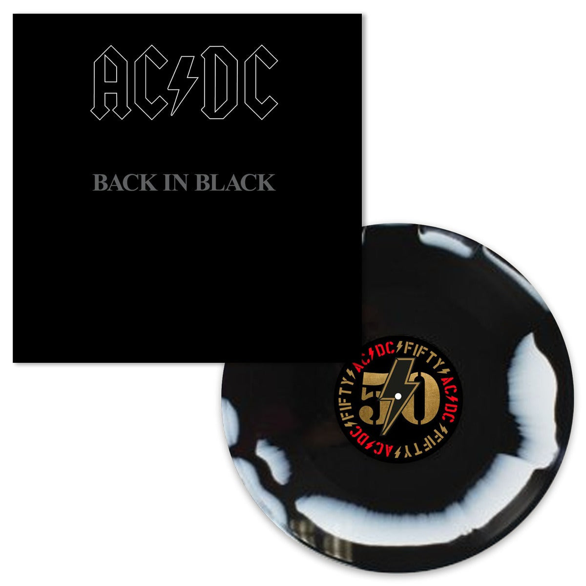 Back In Black: 50th Anniversary (BLACK & WHITE MARBLE VINYL) | Mint (M) Mint (M)