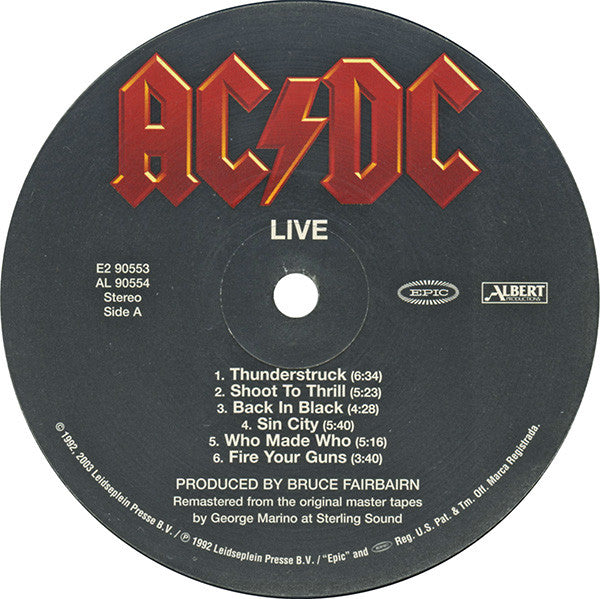 AC/DC - Live | Mint (M) Mint (M)