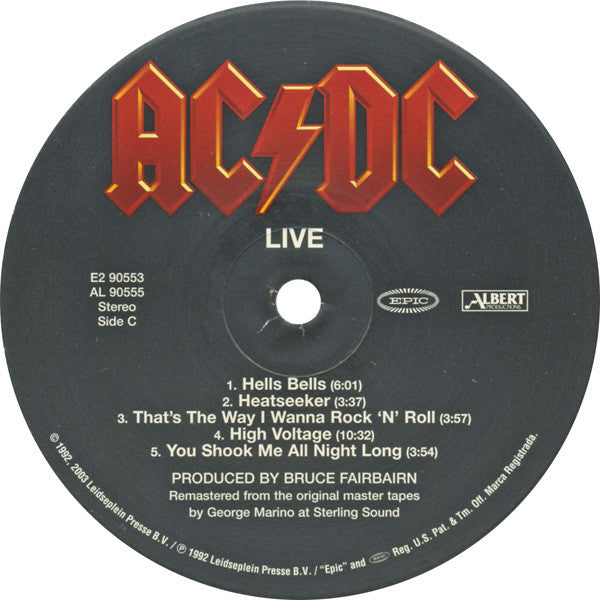 AC/DC - Live | Mint (M) Mint (M)