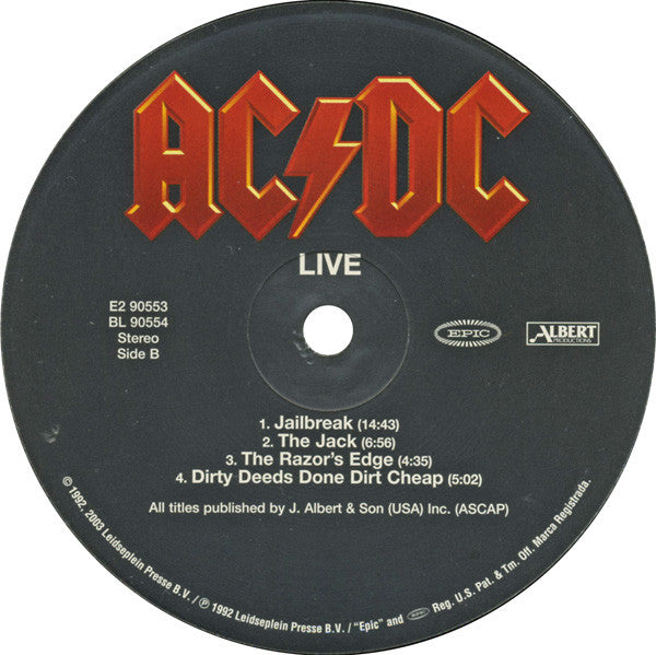 AC/DC - Live | Mint (M) Mint (M)