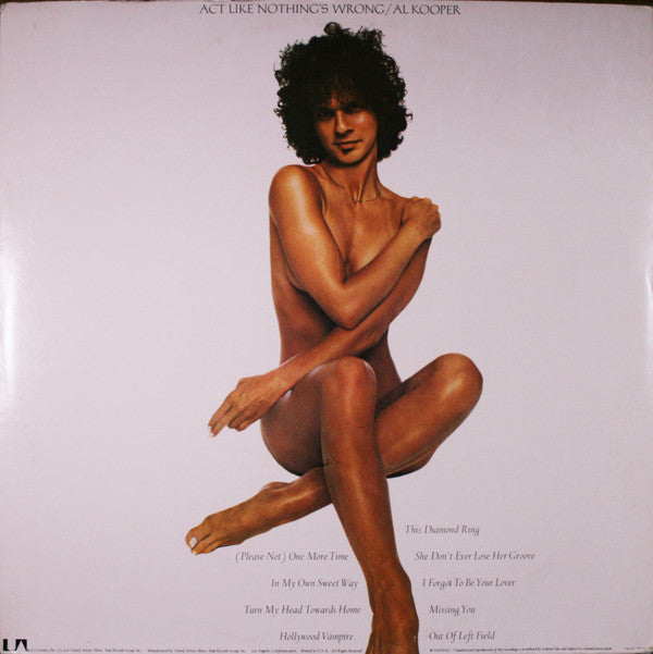 Al Kooper - Act Like Nothing's Wrong | Near Mint (NM) Very Good Plus (VG+)