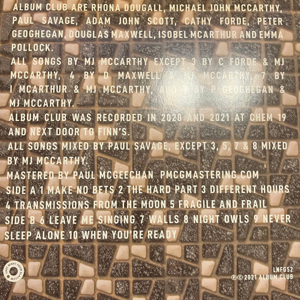 Album Club | Mint (M) Mint (M)