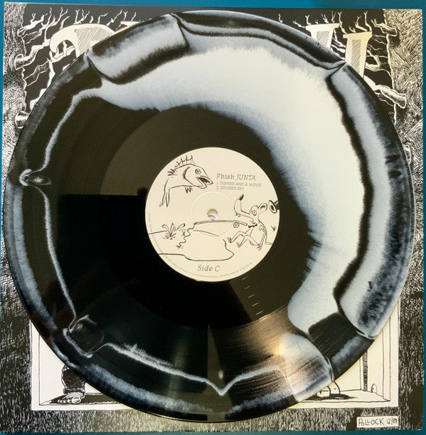 Junta (FLUFFHEAD BLACK & WHITE SWIRL VINYL) | Mint (M) Mint (M)