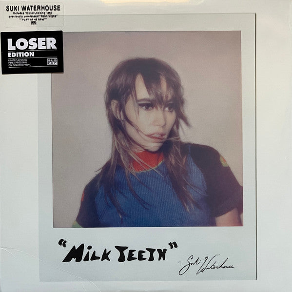 Suki Waterhouse - Milk Teeth (TRANSPARENT BLUE VINYL) | Mint (M) Mint (M)