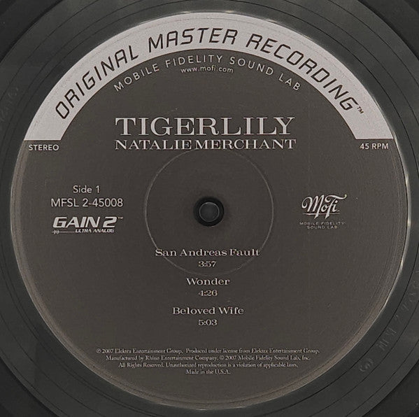 Tigerlily (BOTTOM SEAM SPLIT)(2xVINYL) | Mint (M) Very Good Plus (VG+)