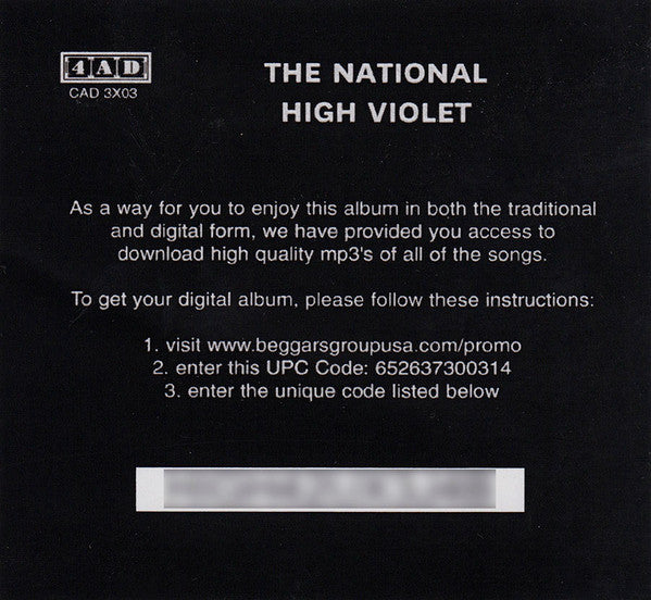 The National - High Violet | Mint (M) Mint (M)