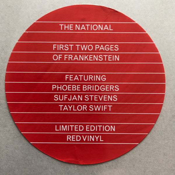 The National First Two Pages Of Frankenstein LP Mint (M) Mint (M)