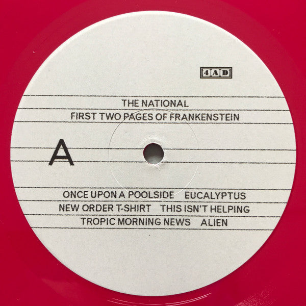 The National First Two Pages Of Frankenstein LP Mint (M) Mint (M)