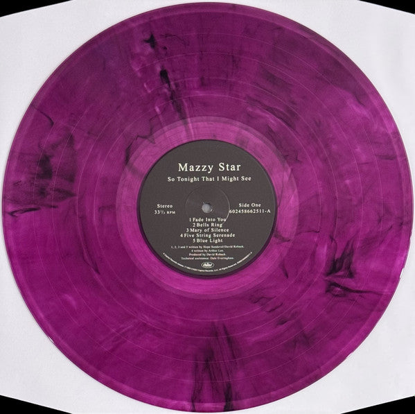 Mazzy Star - So Tonight That I Might See (Purple & Black Smoke) | Mint (M) Mint (M)