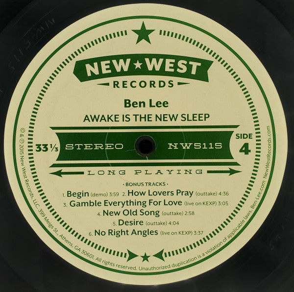 Awake Is The New Sleep (COLOR VINYL) | Mint (M) Mint (M)
