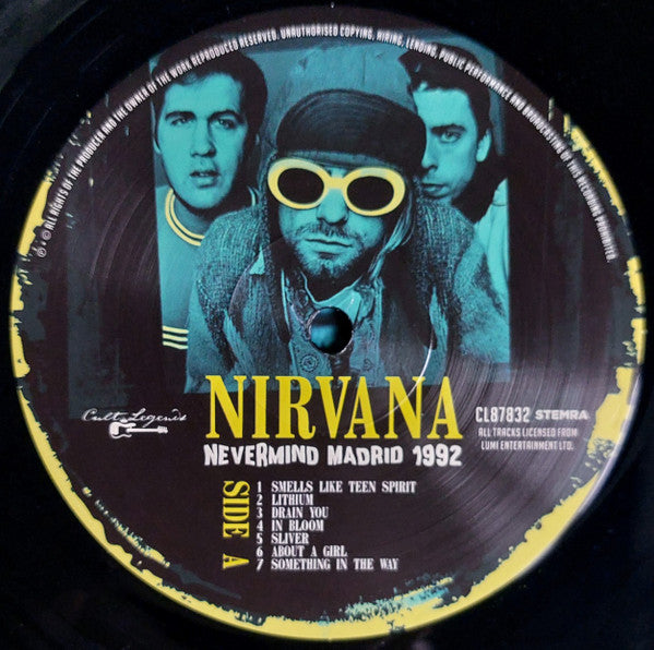 Nevermind Madrid 1992 (Live Radio Broadcast)(VINYL) | Mint (M) Mint (M)