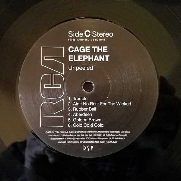 Cage The Elephant - Unpeeled (140 GRAM VINYL) | Mint (M) Mint (M)