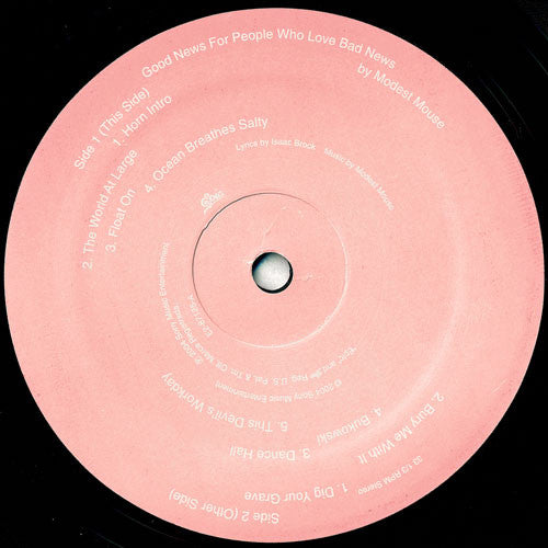 Good News For People Who Love Bad News (2xVINYL) | Mint (M) Mint (M)