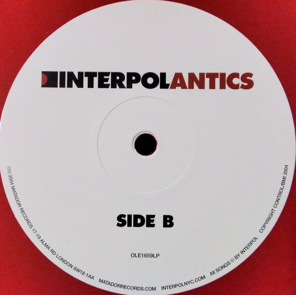 Antics (RED VINYL) | Mint (M) Mint (M)
