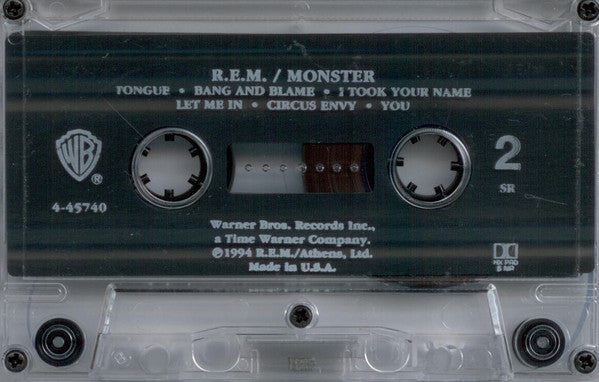 R.E.M. - Monster *CASSETTE* | Near Mint (NM) Near Mint (NM)
