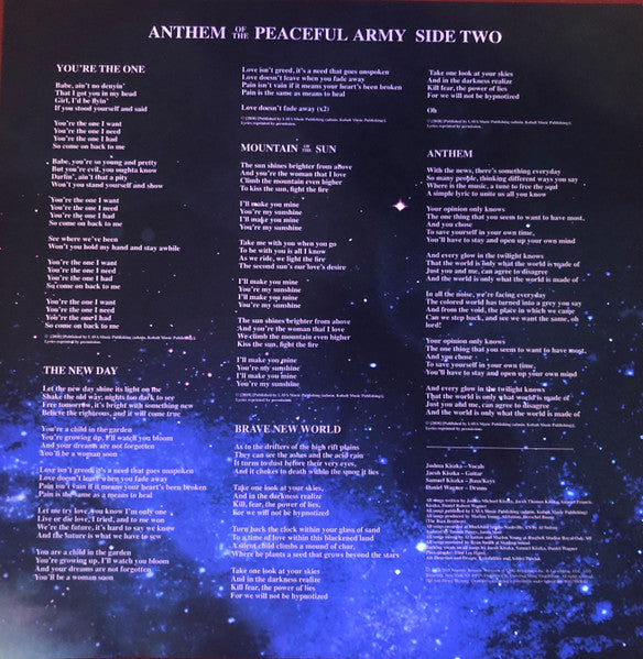 Greta Van Fleet - Anthem Of The Peaceful Army (COLOR VINYL) | Near Mint (NM) Near Mint (NM)