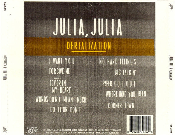Julia, Julia - Derealization (CD) | Near Mint (NM) Near Mint (NM)
