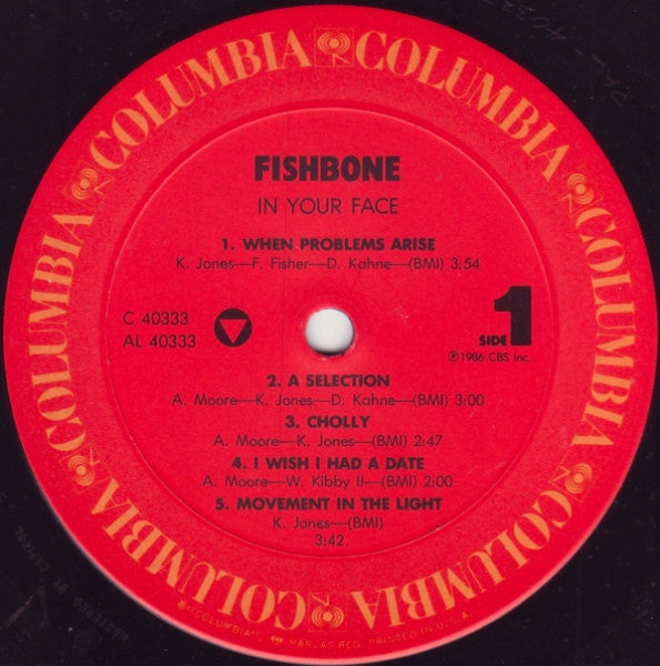 Fishbone - In Your Face | Near Mint (NM) Near Mint (NM)