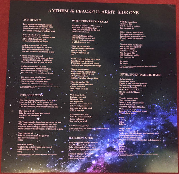 Greta Van Fleet - Anthem Of The Peaceful Army (COLOR VINYL) | Near Mint (NM) Near Mint (NM)