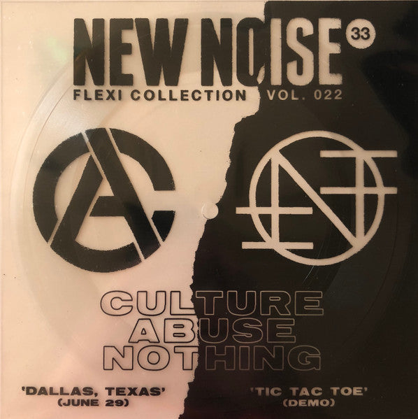 Culture Abuse - Culture Abuse / Nothing *7" PICTURE FLEXI* | Near Mint (NM) Near Mint (NM)