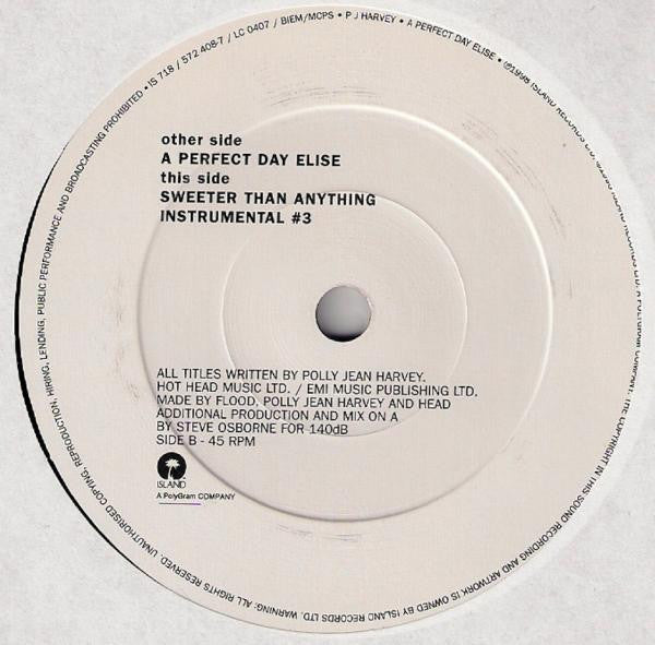 PJ Harvey - A Perfect Day Elise (7" VINYL) | Near Mint (NM or M-) Excellent+ (EX+)