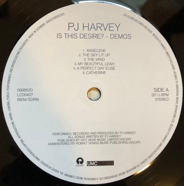 PJ Harvey - Is This Desire? - Demos | Near Mint (NM) Near Mint (NM)
