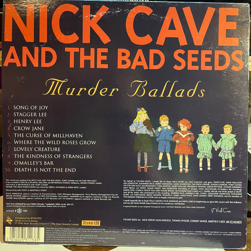 Nick Cave & The Bad Seeds - Murder Ballads (VINYL) | Near Mint (NM or M-)
