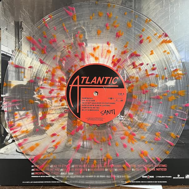 The Academy Is... - Santi (CLEAR W/ RED SPLATTER VINYL) | Near Mint (NM or M-)