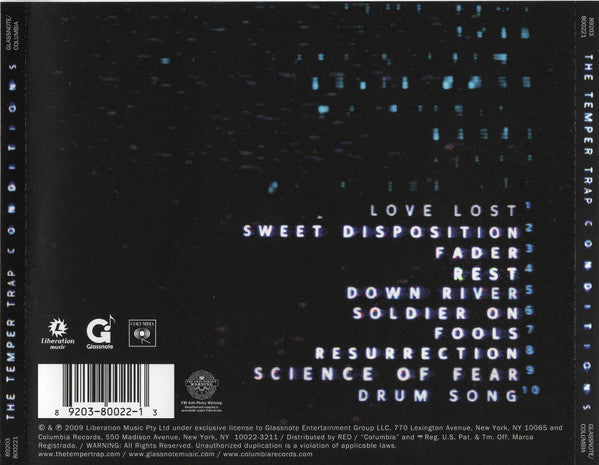 The Temper Trap - Conditions (CD) | Near Mint (NM) Near Mint (NM)