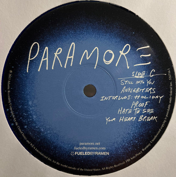 Paramore - Paramore *BLUE* | Excellent (EX) Near Mint (NM)