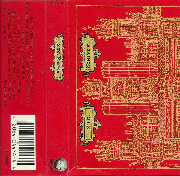 XTC - Nonsuch *CASSETTE* | Near Mint (NM) Near Mint (NM)