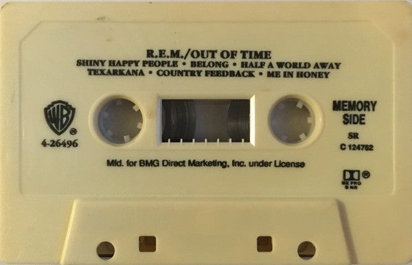 R.E.M. - Out Of Time *CASSETTE* | Near Mint (NM) Near Mint (NM)