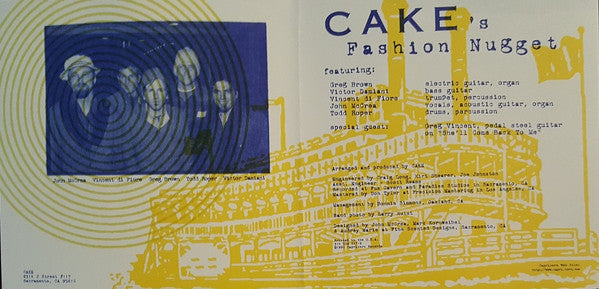 Cake - Fashion Nugget (CD) | Near Mint (NM) Near Mint (NM)