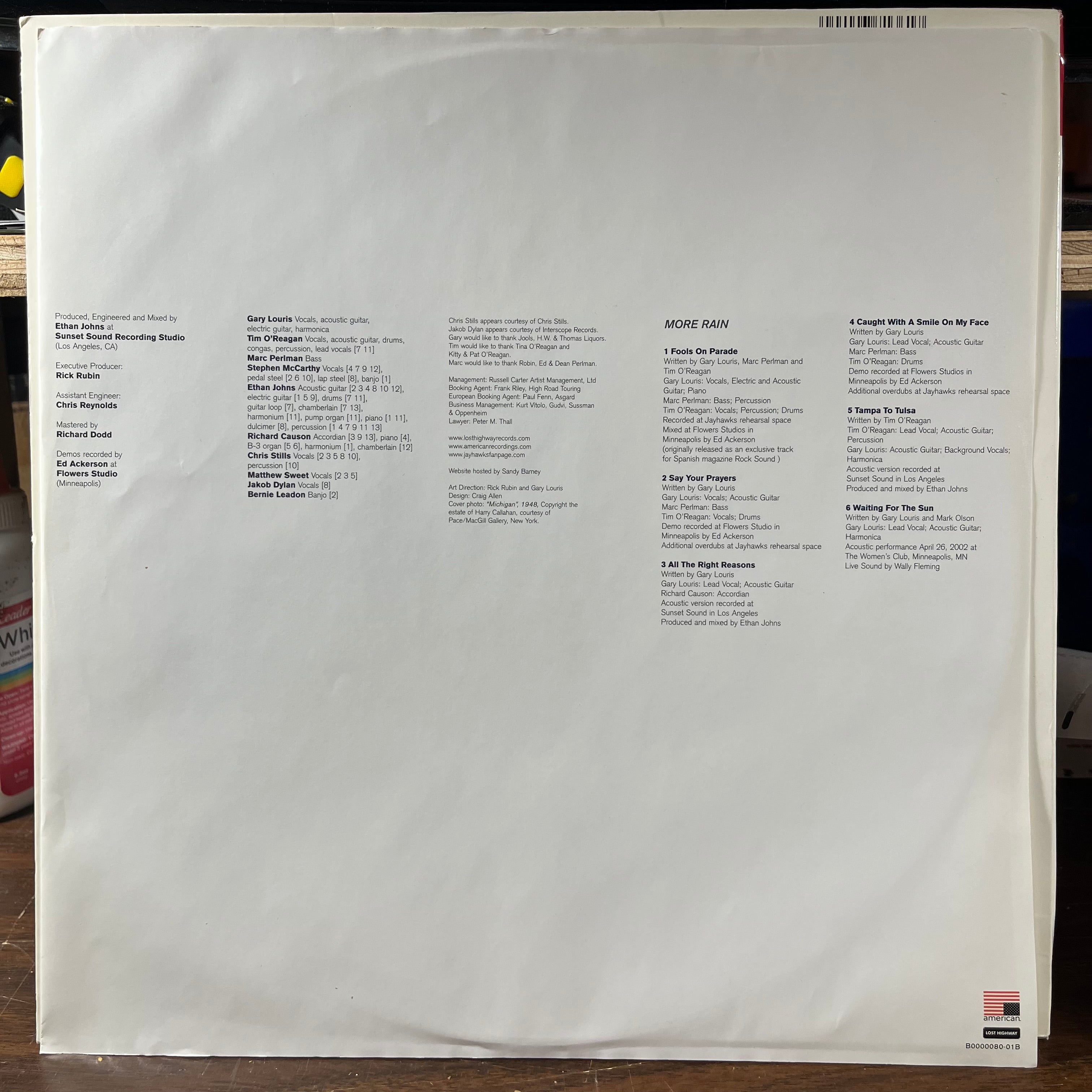 Rainy Day Music (2xVINYL) | Near Mint (NM or M-) Excellent+ (EX+)