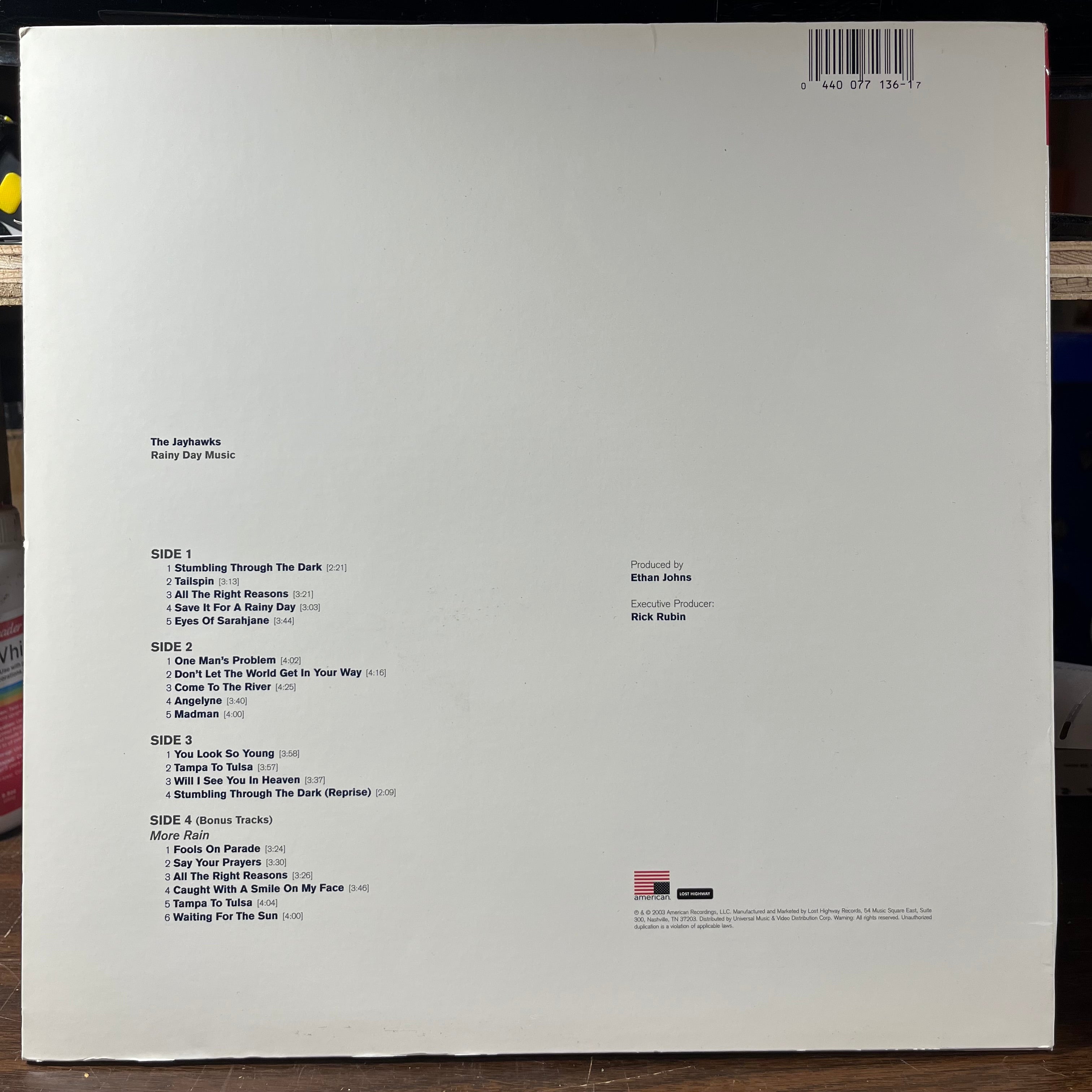 Rainy Day Music (2xVINYL) | Near Mint (NM or M-) Excellent+ (EX+)