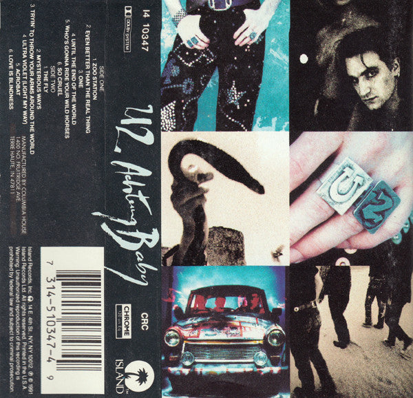 U2 - Achtung Baby (CASSETTE) | Very Good Plus (VG+) Excellent (EX)