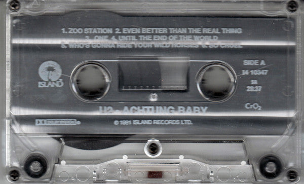 U2 - Achtung Baby (CASSETTE) | Very Good Plus (VG+) Excellent (EX)