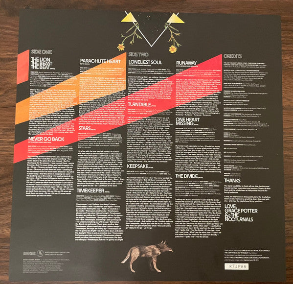 Grace Potter & The Nocturnals - The Lion The Beast The Beat (VINYL) | Excellent (EX) Near Mint (NM)