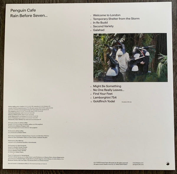 Penguin Cafe Rain Before Seven... LP Mint (M) Mint (M)