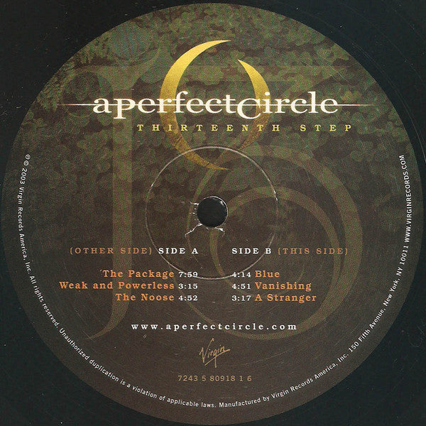 A Perfect Circle - Thirteenth Step | Mint (M) Mint (M)