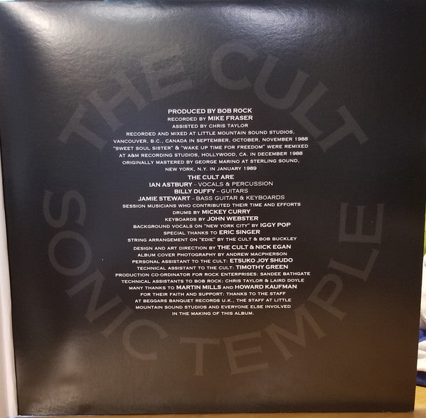 The Cult - Sonic Temple | Mint (M) Mint (M)