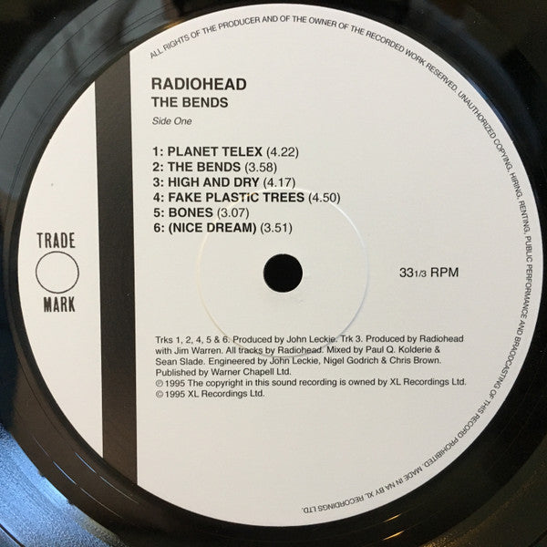 Radiohead - The Bends (VINYL) | Mint (M) Mint (M)